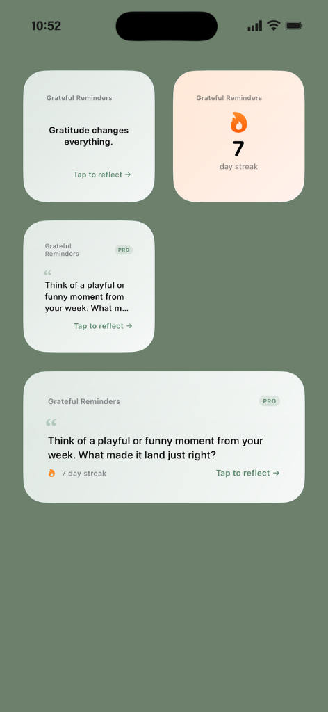Prompt screen with leaf background
